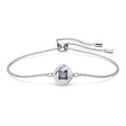 Engel Vierkant Blauw Kristal Armband Swarovski , Gray , Dames