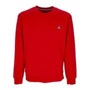 Fleece Crewneck Sweatshirt Rood/Wit Jordan , Red , Heren