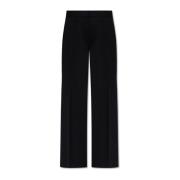 Wollen broek Yana Max Mara , Black , Dames