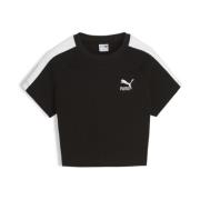 Iconische Shirts Collectie Puma , Black , Dames