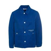 Kent Kraag Overshirt Stone Island , Blue , Heren