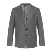 Wollen blazer Dolce & Gabbana , Gray , Heren