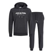 Alvis Hoodie met Sweatpants Set Jack & Jones , Black , Heren