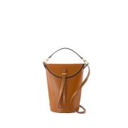 Omkeerbare Emmer Tas - Leer - Bruin Staud , Brown , Dames