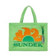 Golden Wave Handtas Sundek , Green , Dames