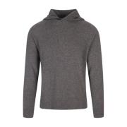 Zachte Wol Cashmere Blend Hoodie Vince , Gray , Heren