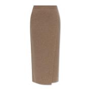 Wollen Rok Umbria Max Mara , Brown , Dames