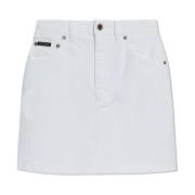 Denim rok Dolce & Gabbana , White , Dames