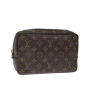 Pre-owned Canvas louis-vuitton-bags Louis Vuitton Vintage , Brown , Da...