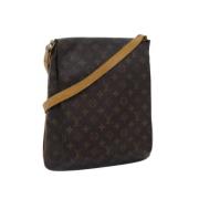 Pre-owned Canvas louis-vuitton-bags Louis Vuitton Vintage , Brown , Da...