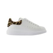 Pre-owned Leather sneakers Alexander McQueen Pre-owned , White , Dames