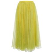 Pre-owned Tulle bottoms Valentino Vintage , Green , Dames