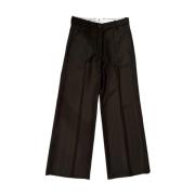 Stijlvolle wollen broek Nine In The Morning , Brown , Dames