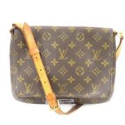 Pre-owned Canvas shoulder-bags Louis Vuitton Vintage , Brown , Dames