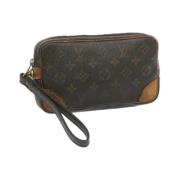 Pre-owned Canvas louis-vuitton-bags Louis Vuitton Vintage , Brown , Da...