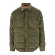 Stijlvolle Jas voor Mannen Woolrich , Green , Heren