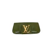 Pre-owned Leather louis-vuitton-bags Louis Vuitton Vintage , Green , D...