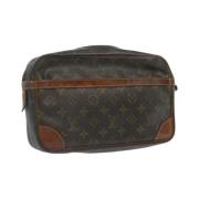 Pre-owned Canvas louis-vuitton-bags Louis Vuitton Vintage , Brown , Da...