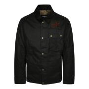 Steve McQueen Wax Jas Barbour , Green , Heren