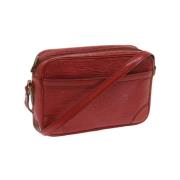 Pre-owned Leather louis-vuitton-bags Louis Vuitton Vintage , Red , Dam...