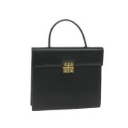 Pre-owned Leather handbags Givenchy Pre-owned , Black , Dames