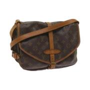 Pre-owned Canvas louis-vuitton-bags Louis Vuitton Vintage , Brown , Da...