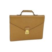 Pre-owned Leather louis-vuitton-bags Louis Vuitton Vintage , Beige , D...