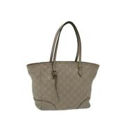 Pre-owned Canvas gucci-bags Gucci Vintage , White , Dames