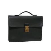 Pre-owned Leather louis-vuitton-bags Louis Vuitton Vintage , Black , D...