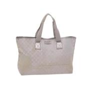 Pre-owned Canvas gucci-bags Gucci Vintage , Gray , Dames