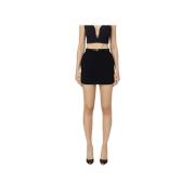 Rok met riem Elisabetta Franchi , Black , Dames