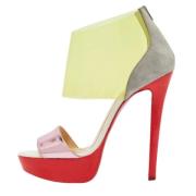 Pre-owned Leather heels Christian Louboutin Pre-owned , Multicolor , D...