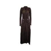 Pre-owned Polyester dresses Proenza Schouler Pre-owned , Brown , Dames