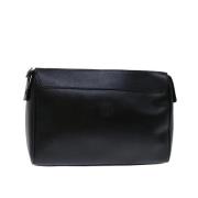 Pre-owned Leather clutches Givenchy Pre-owned , Black , Dames