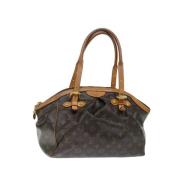 Pre-owned Canvas handbags Louis Vuitton Vintage , Brown , Dames