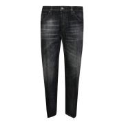 Donkere Brighton Jeans Dondup , Black , Heren