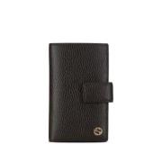 Pre-owned Leather wallets Gucci Vintage , Brown , Dames