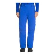 Mid Waist Ski Broek Logo Emporio Armani EA7 , Blue , Heren