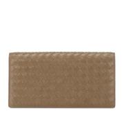 Pre-owned Leather wallets Bottega Veneta Vintage , Brown , Dames