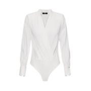 Elegante Witte Blouse Elisabetta Franchi , White , Dames