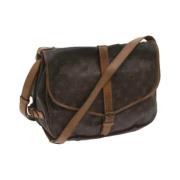 Pre-owned Canvas louis-vuitton-bags Louis Vuitton Vintage , Brown , Da...