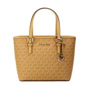 Jet Set XS Carryall Top Zip Tote Bag Michael Kors , Brown , Dames