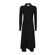 Midi Overhemdjurk Victoria Beckham , Black , Dames