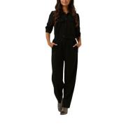 Zwarte Jumpsuit Joellegz Jumpsuit Noos Gestuz , Black , Dames