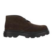 Suède Veterschoenen Enkellaarsjes Bruin Tod's , Brown , Heren