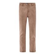 Zuur Gewassen Corduroy Chino Broek BomBoogie , Orange , Heren