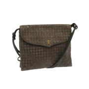 Pre-owned Suede shoulder-bags Bally Pre-owned , Gray , Dames