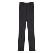 Cigarette broek met pailletten Laneus , Gray , Dames