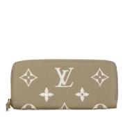 Pre-owned Leather wallets Louis Vuitton Vintage , Brown , Dames