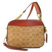 Pre-owned Plastic shoulder-bags Coach Pre-owned , Brown , Dames